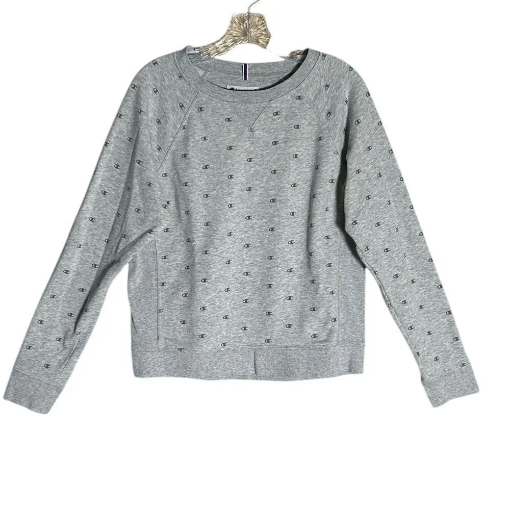 Champion Gray Signature Crewneck Sweatshirt